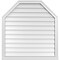 Ekena Millwork Octagonal Top Surface Mount PVC Gable Vent w/ 2"W x 2"P Brickmould Sill Frame, 36"W x 38"H GVPOT36X3803SN - alternate 1